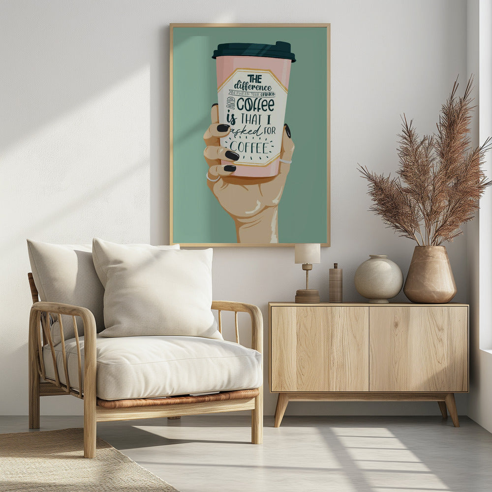 Nach Kaffee gefragt | Poster