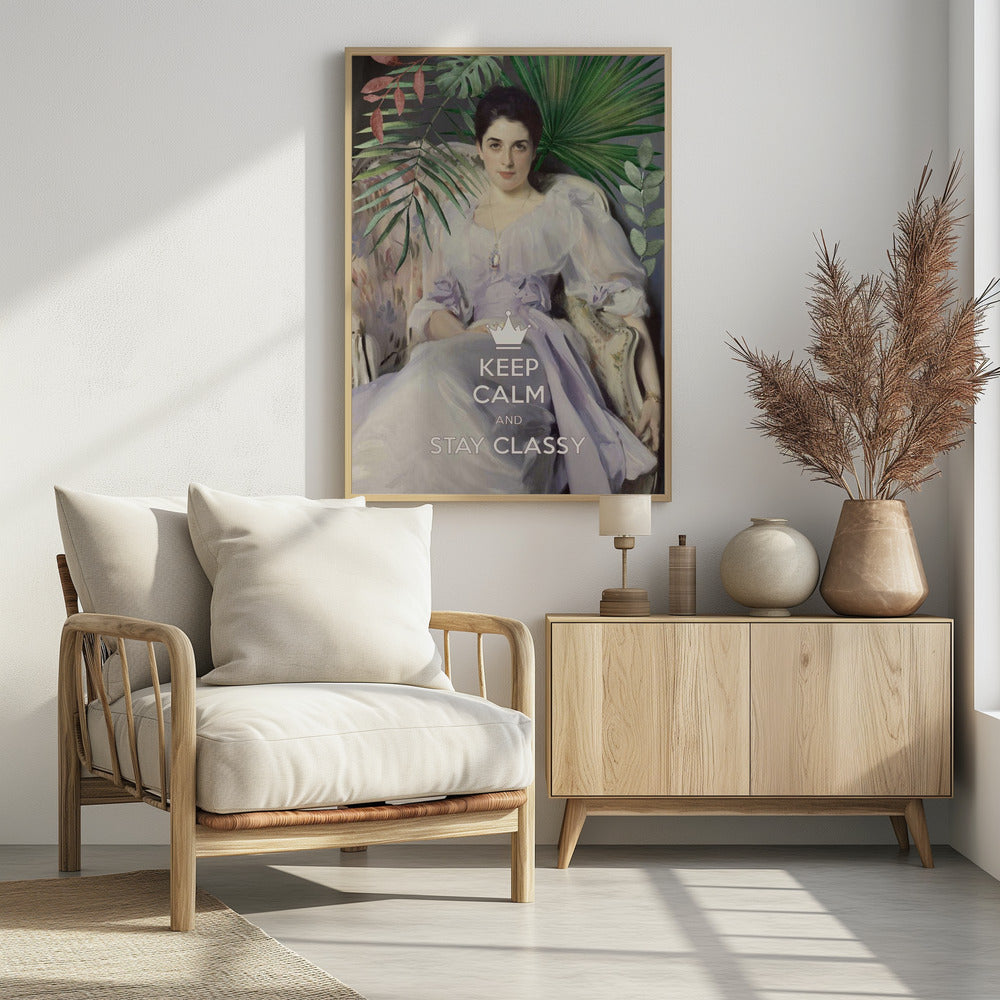 Bleiben Sie ruhig und stilvoll, Lady Agnew | Poster