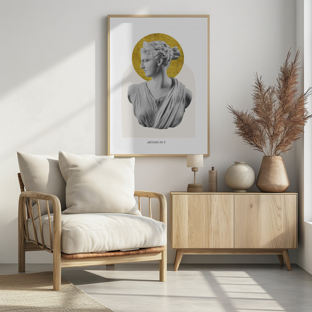 Goldene Göttin Artemis | Poster