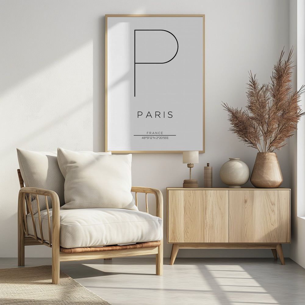 P: Pariser Koordinaten | Poster