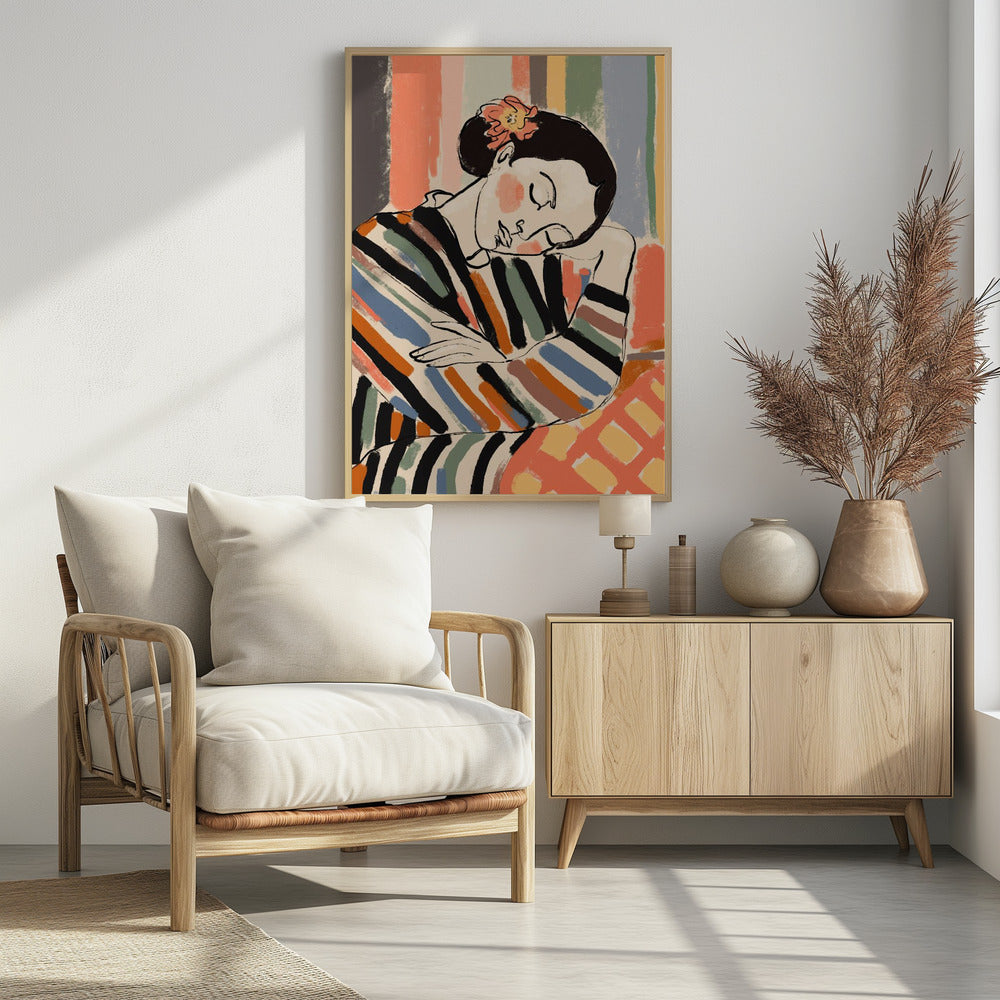 Gestreifte Gelassenheit | Poster