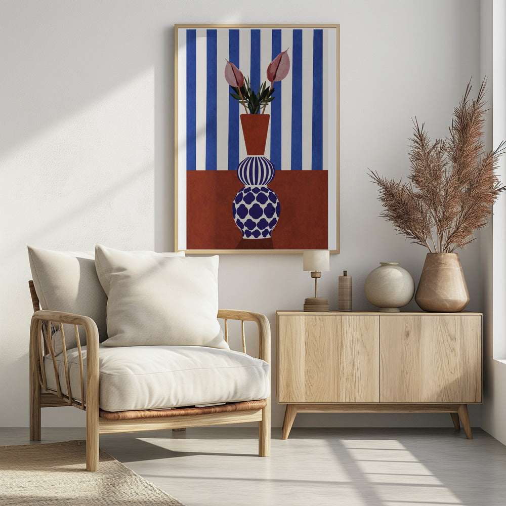 Gestreifte Harmonie | Poster