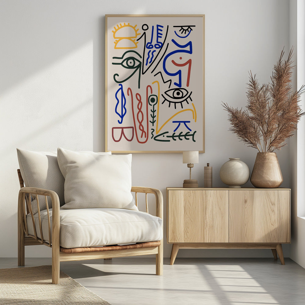 Mystische Symbole | Poster