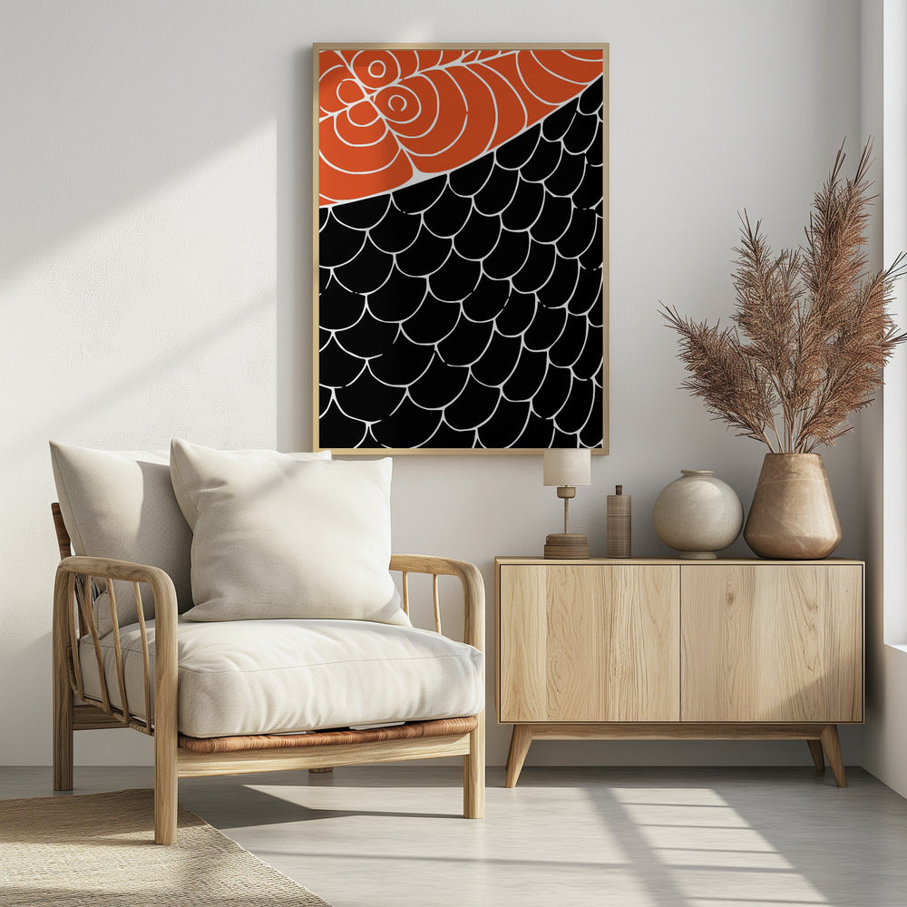 Sashimi Rot und Schwarz | Poster