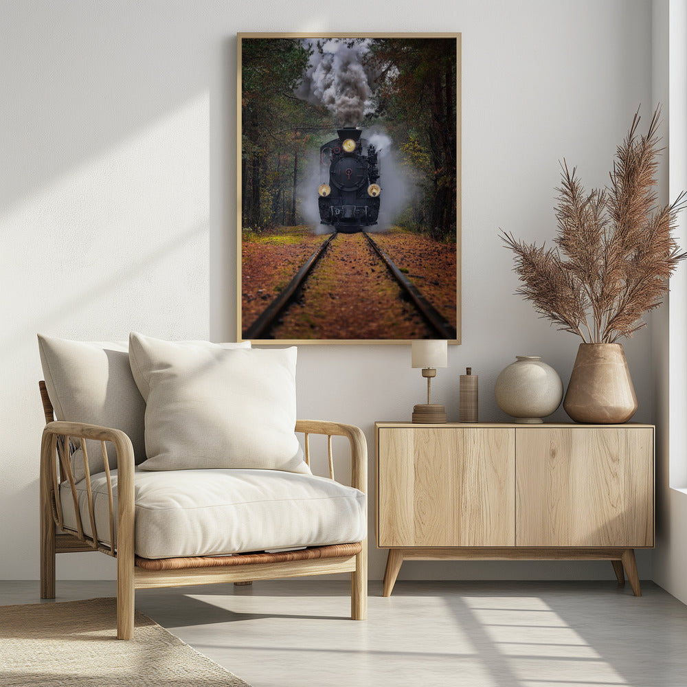 Through the autumn forest | Poster