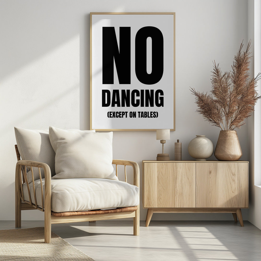 Nur Tischbewegungen | Poster