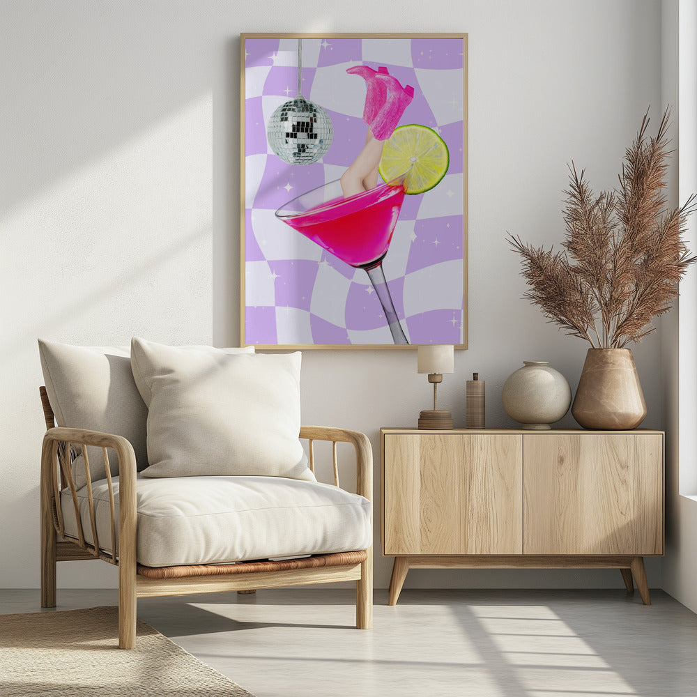 Disco Drink Delight | Poster