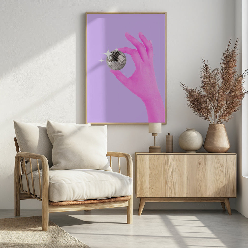 Pink Glow Sphere | Poster