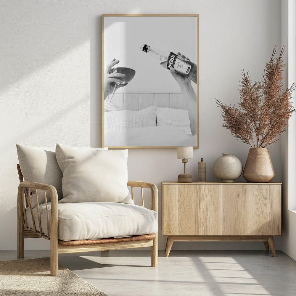 Aperol im Bett | Poster