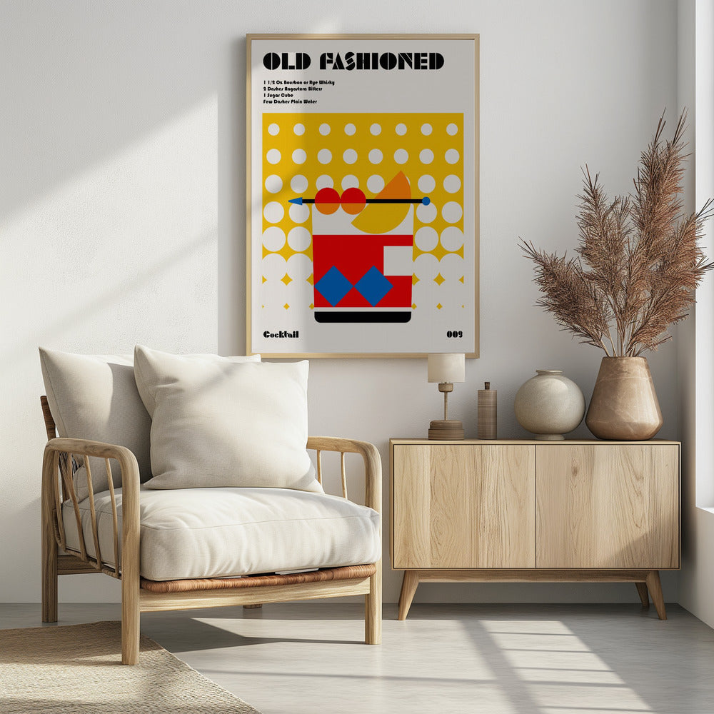 Altmodischer Bauhaus-Cocktail | Poster