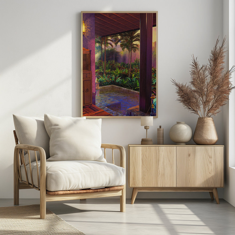 Rainforest Infinity Pool Art Print (a1) | Poster