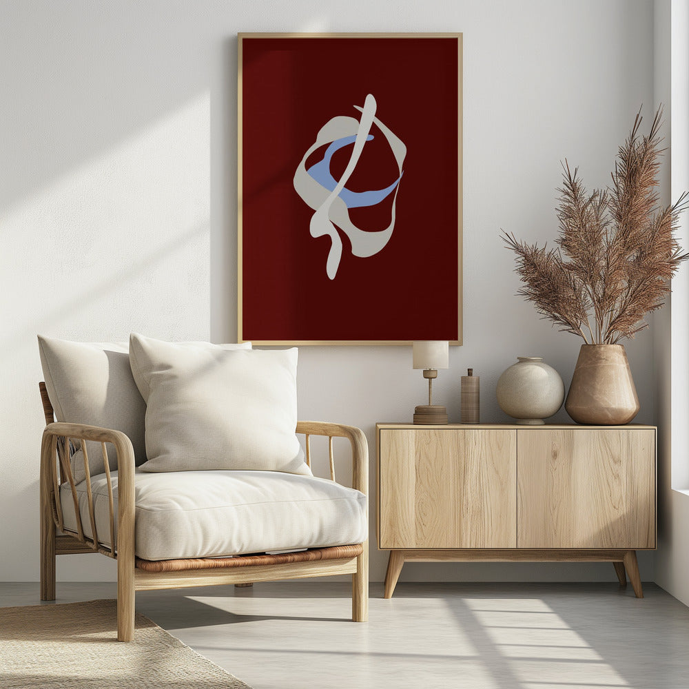 Dart rot abstrakt | Poster