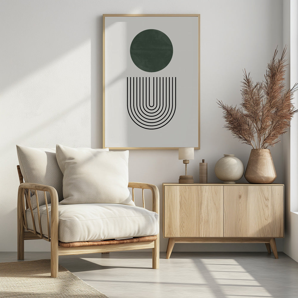 Kreis und Linien | Poster