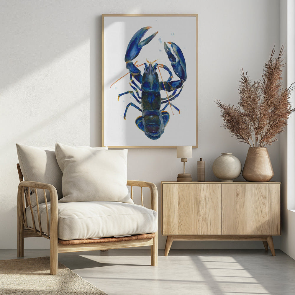 A Blue Lobster | Poster