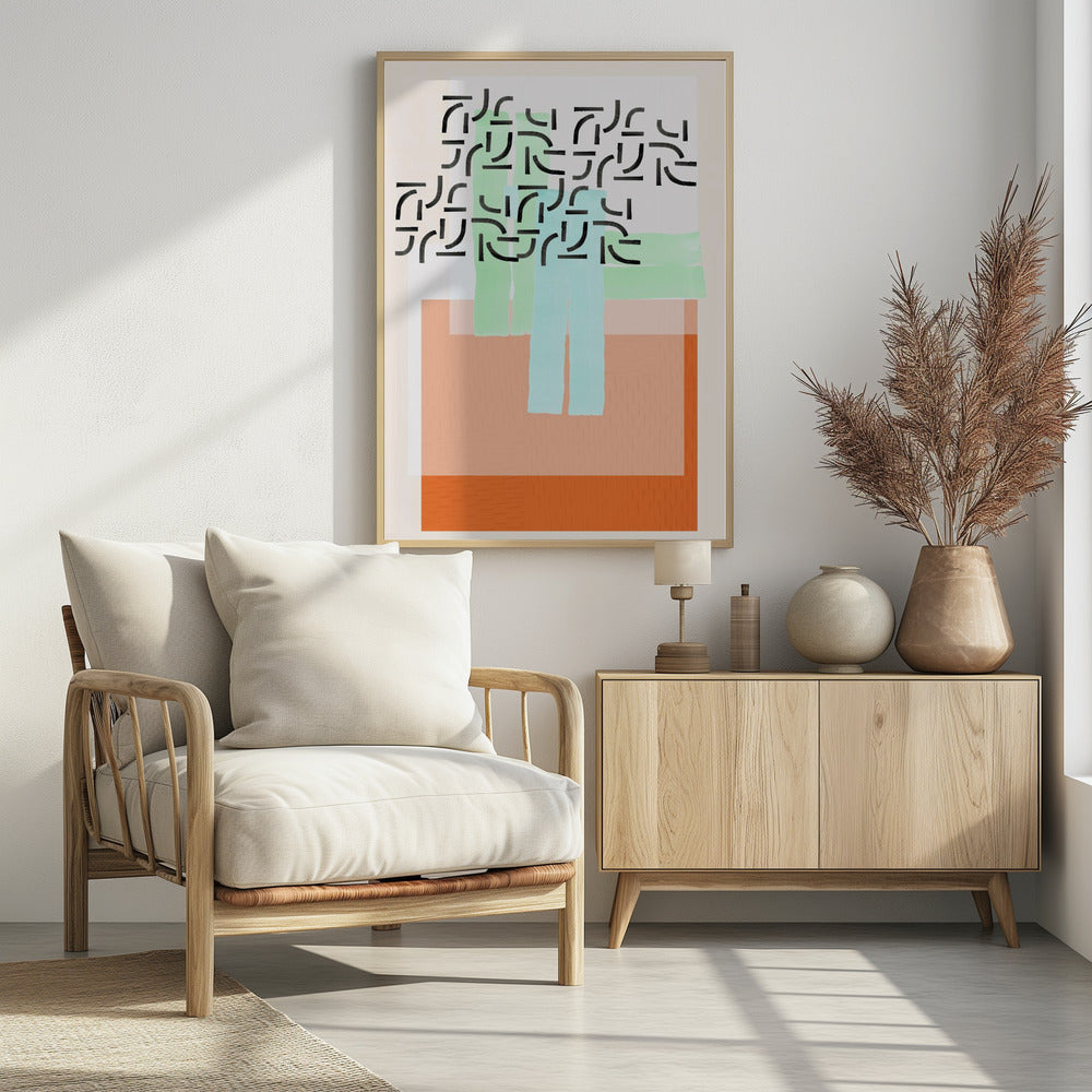 Pastellmuster-Collage 2 | Poster