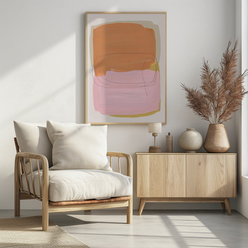 Abstract Brush Strokes 121 | Poster