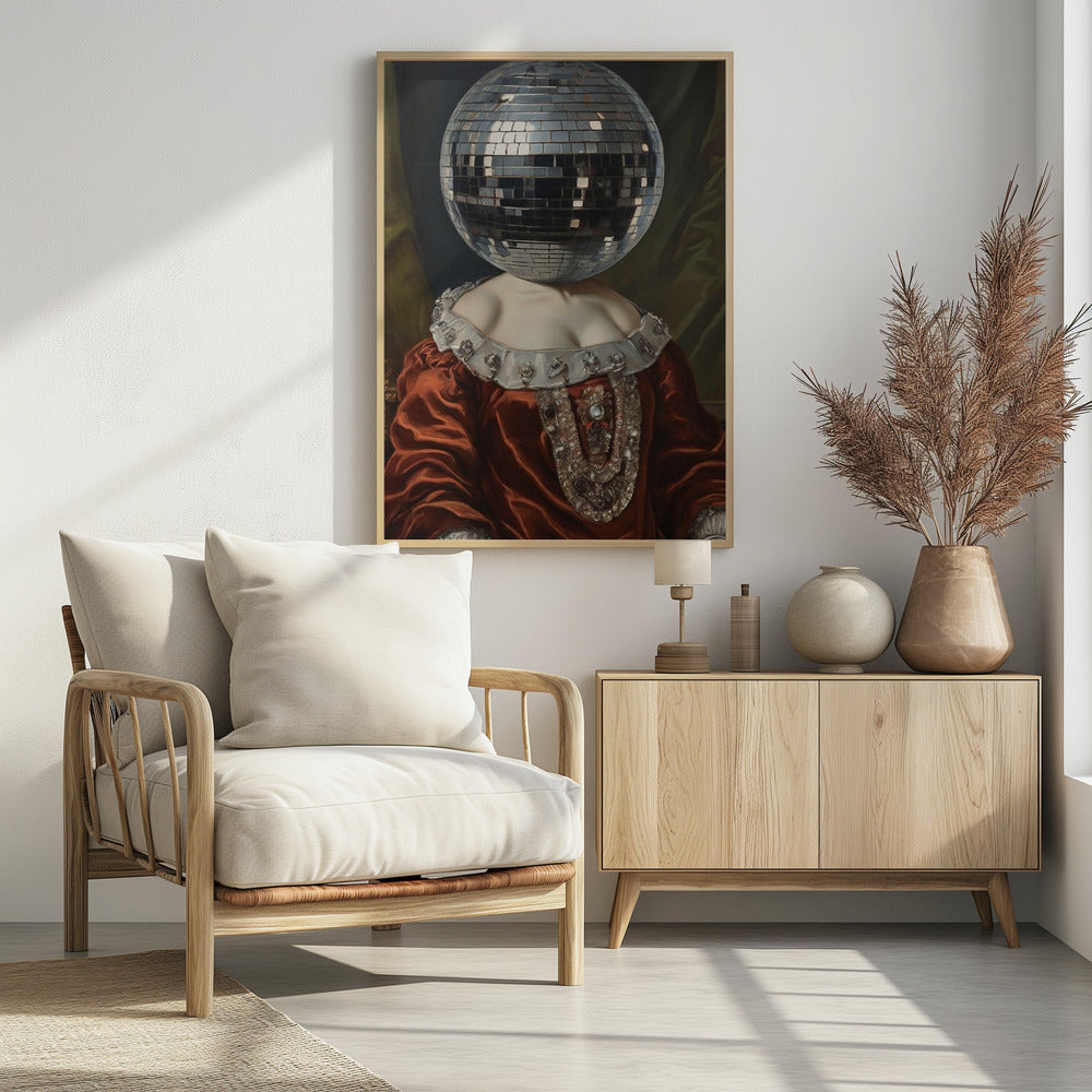 Antike Discokugel | Poster