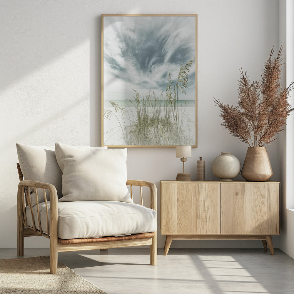 Calmness on the beach | Poster