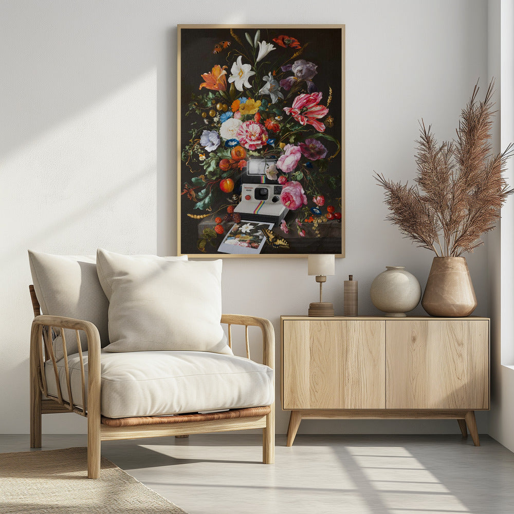 Floral Instant Photo | Poster