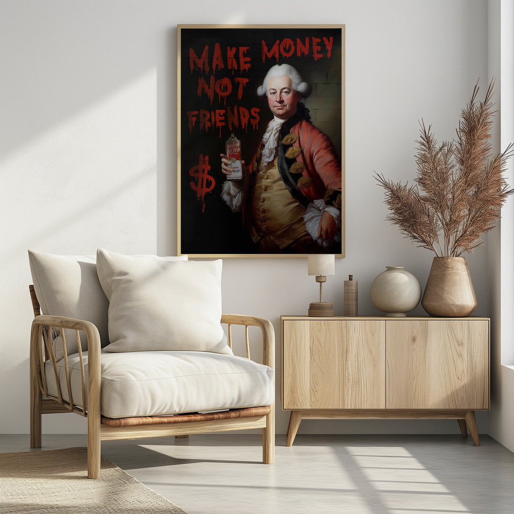 Geld verdienen, nicht Freunde | Poster