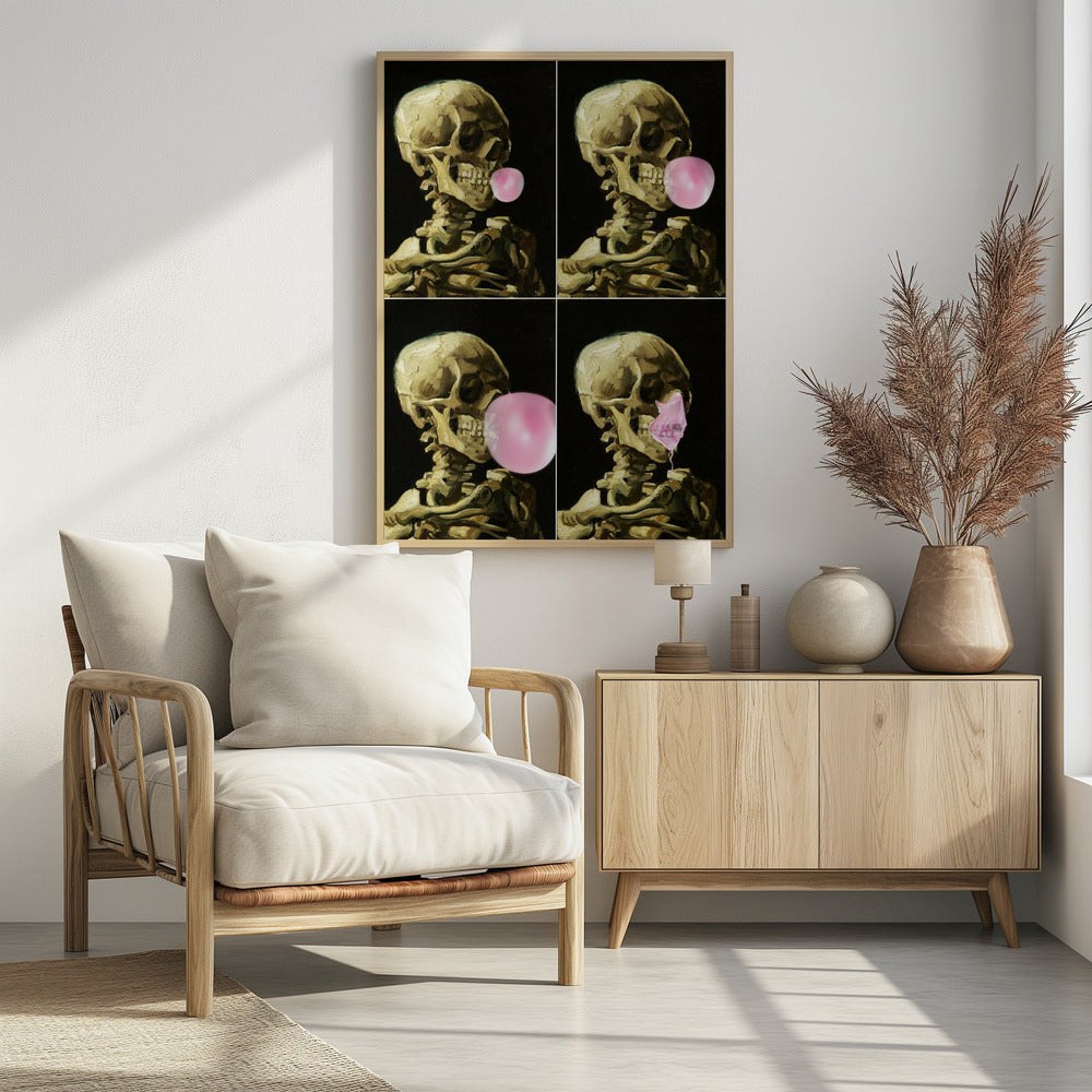 Schädelkaugummi-Explosion | Poster