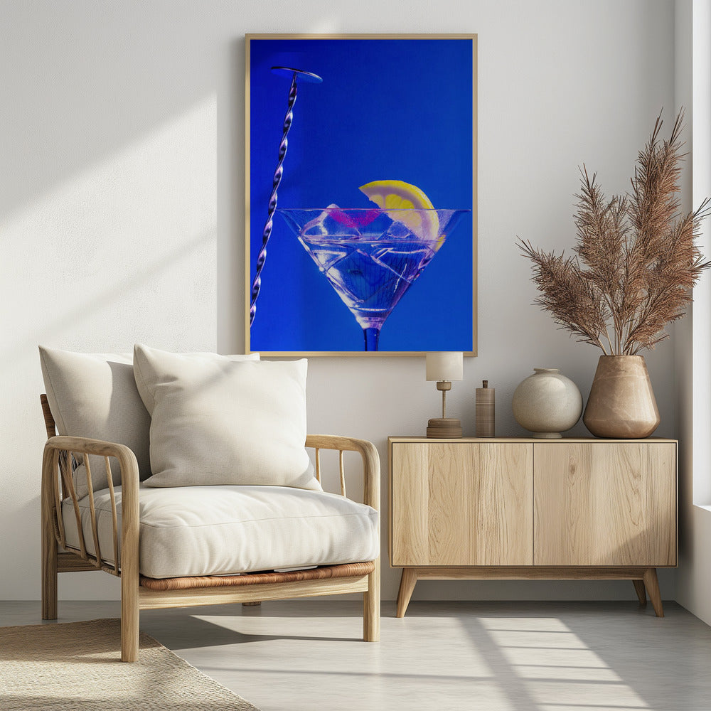 Zitronen-Twist-Martini | Poster