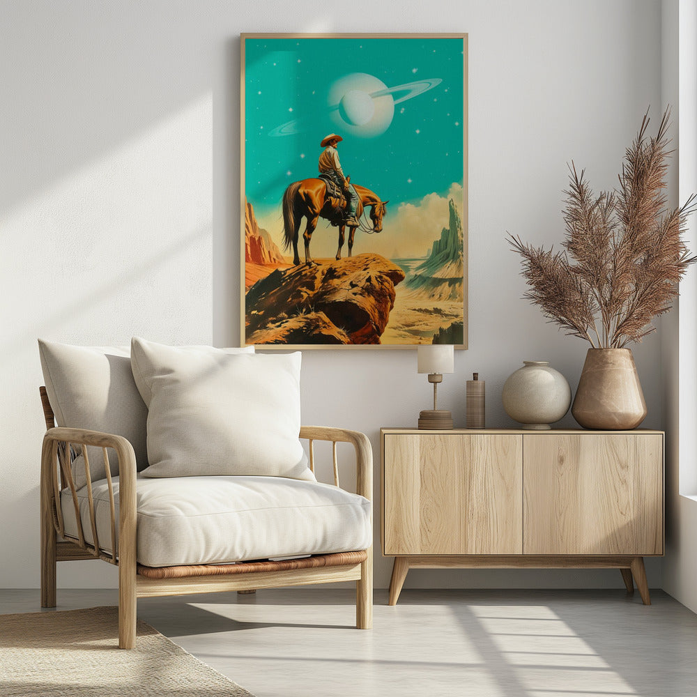 Ein westlicher Astronaut | Poster