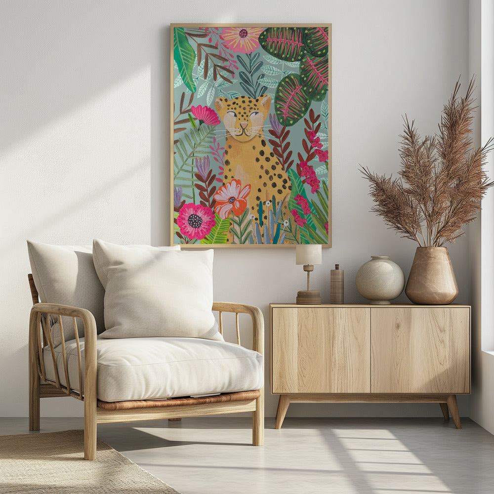 Leopard im Dschungel | Poster