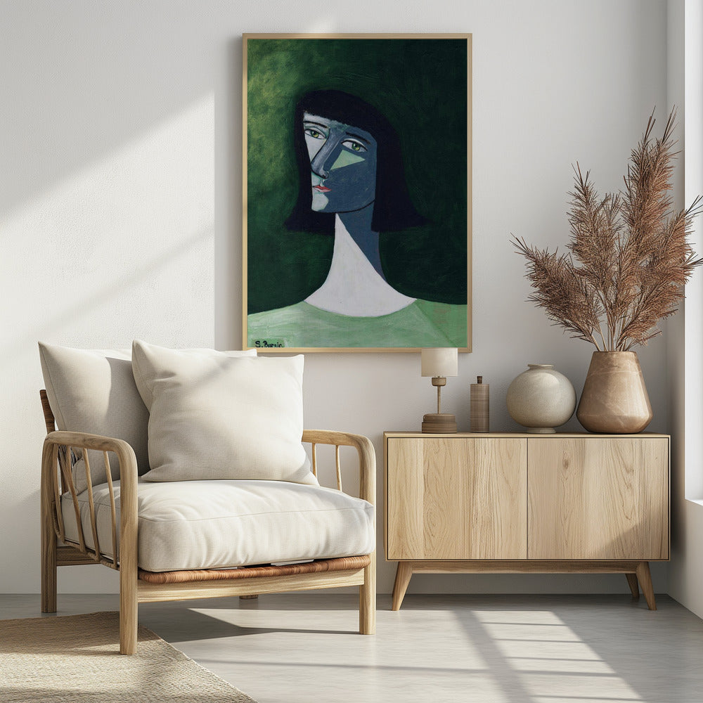 Frau im Licht | Poster