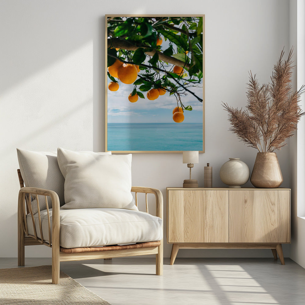 Orangen an der Amalfiküste IV | Poster