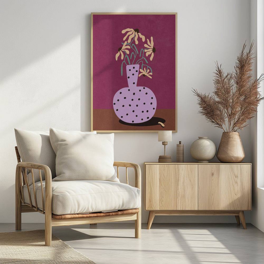 Blumen in der Vase | Poster