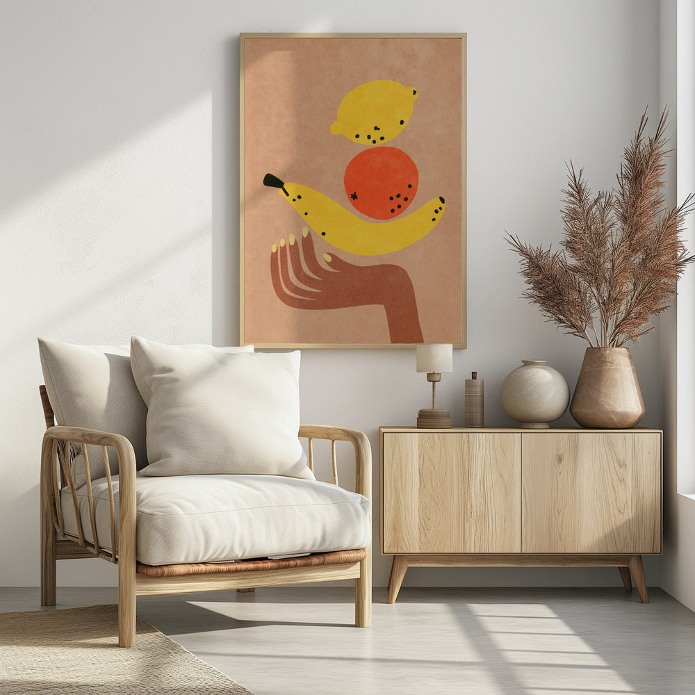 Fruits in my hand | Poster