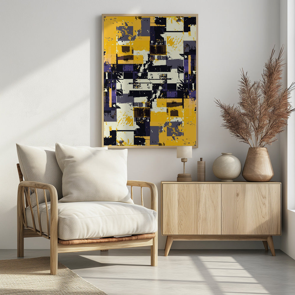 Geometrische Formen und kräftige Farben | Poster