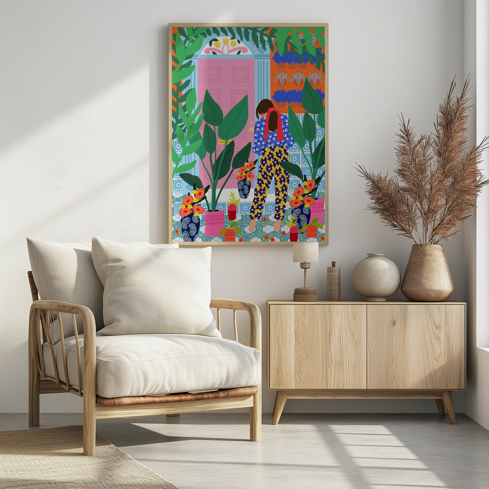 Blumenmädchen | Poster