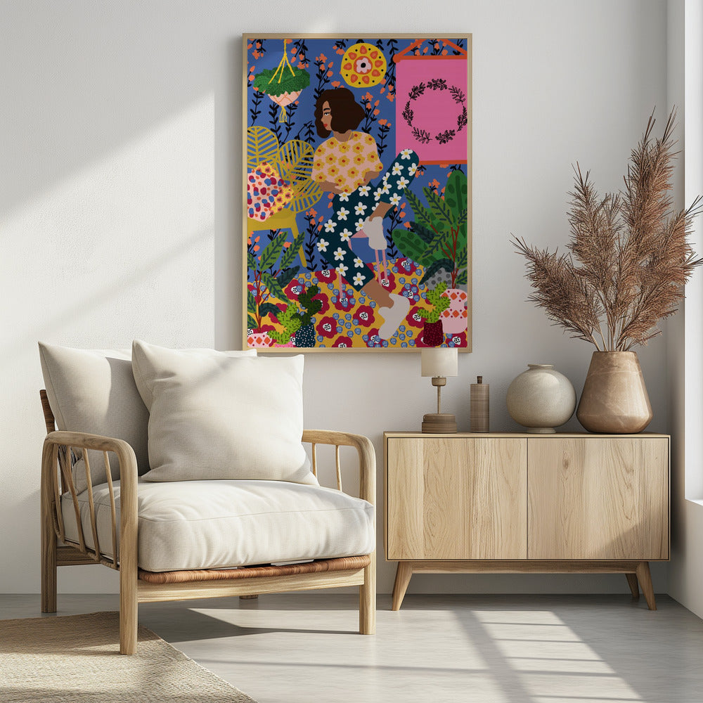 Floral Retreat Mädchen | Poster