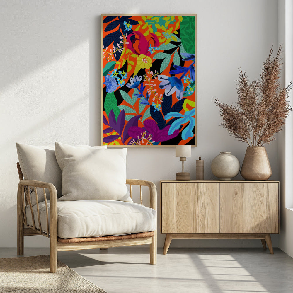 9933x14043 Din 131 Abstract Floral | Poster