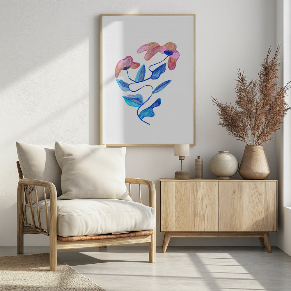Abstrakte Blume | Poster