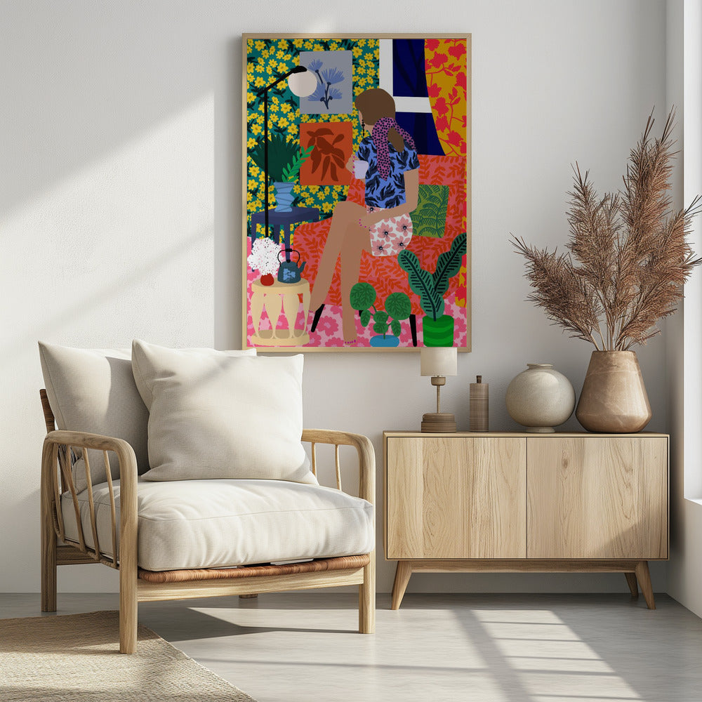 Tea time girl | Poster