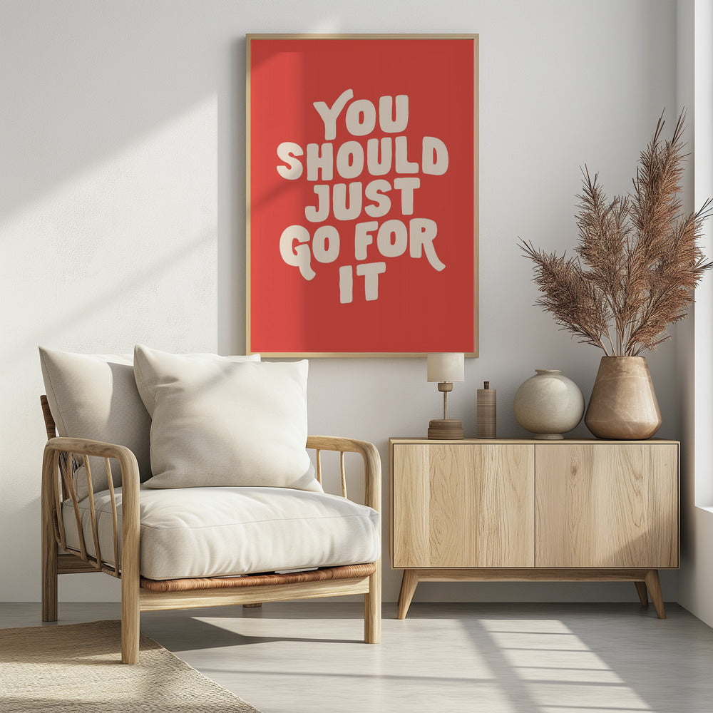 Du solltest es einfach versuchen Ed5248 | Poster