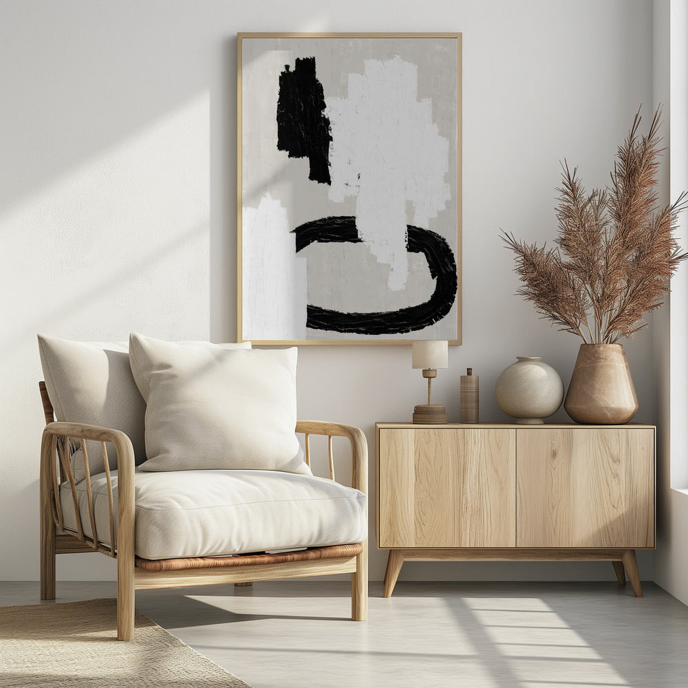 Monochrome Strokes | Poster