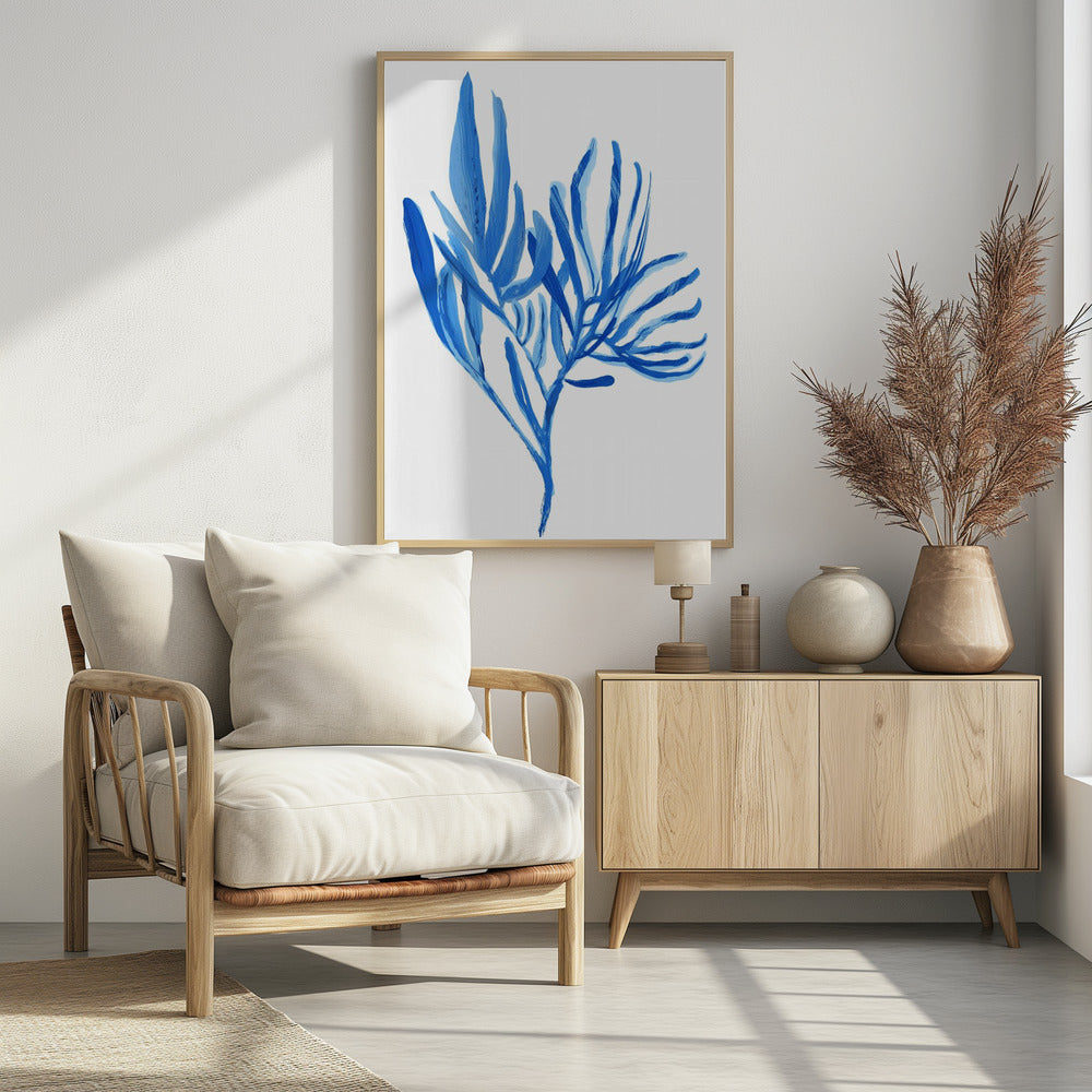 Blue Aquatice Plant Poster 5 | Poster