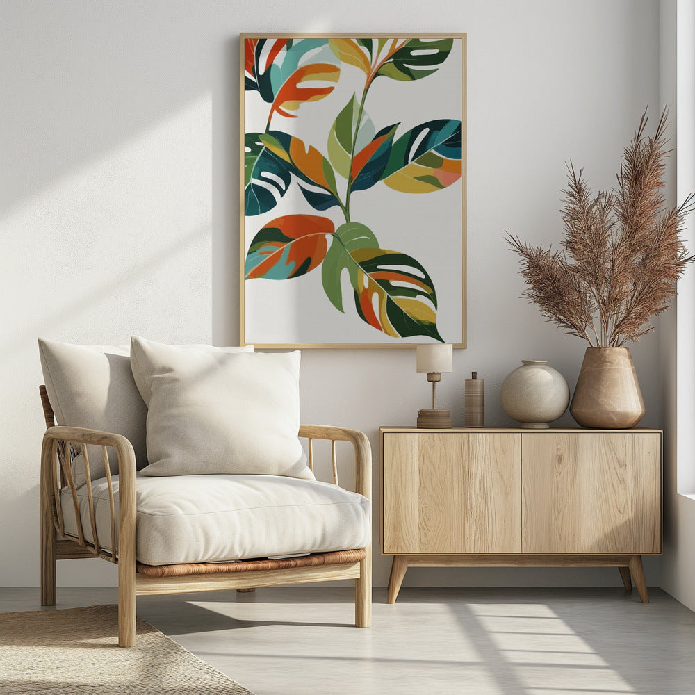 Botanische Feier der Farbe | Poster