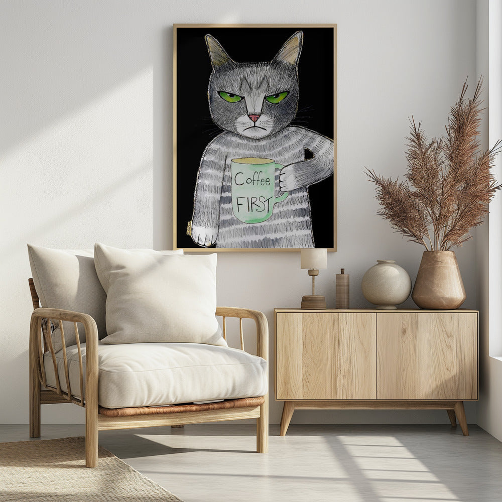 Kaffeekatze | Poster
