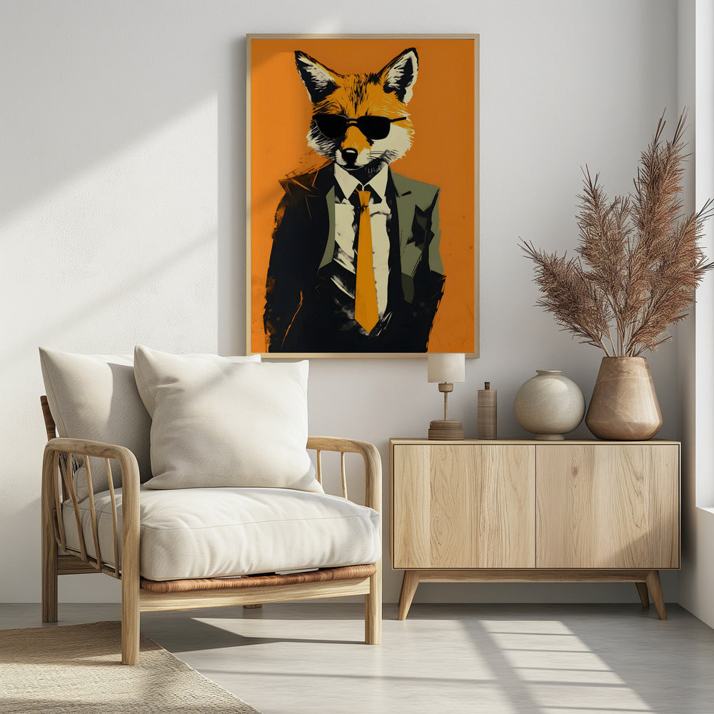 Fuchs im Anzug | Poster