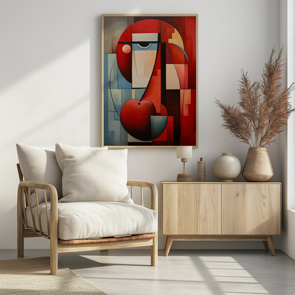 Das abstrakte Gesicht | Poster