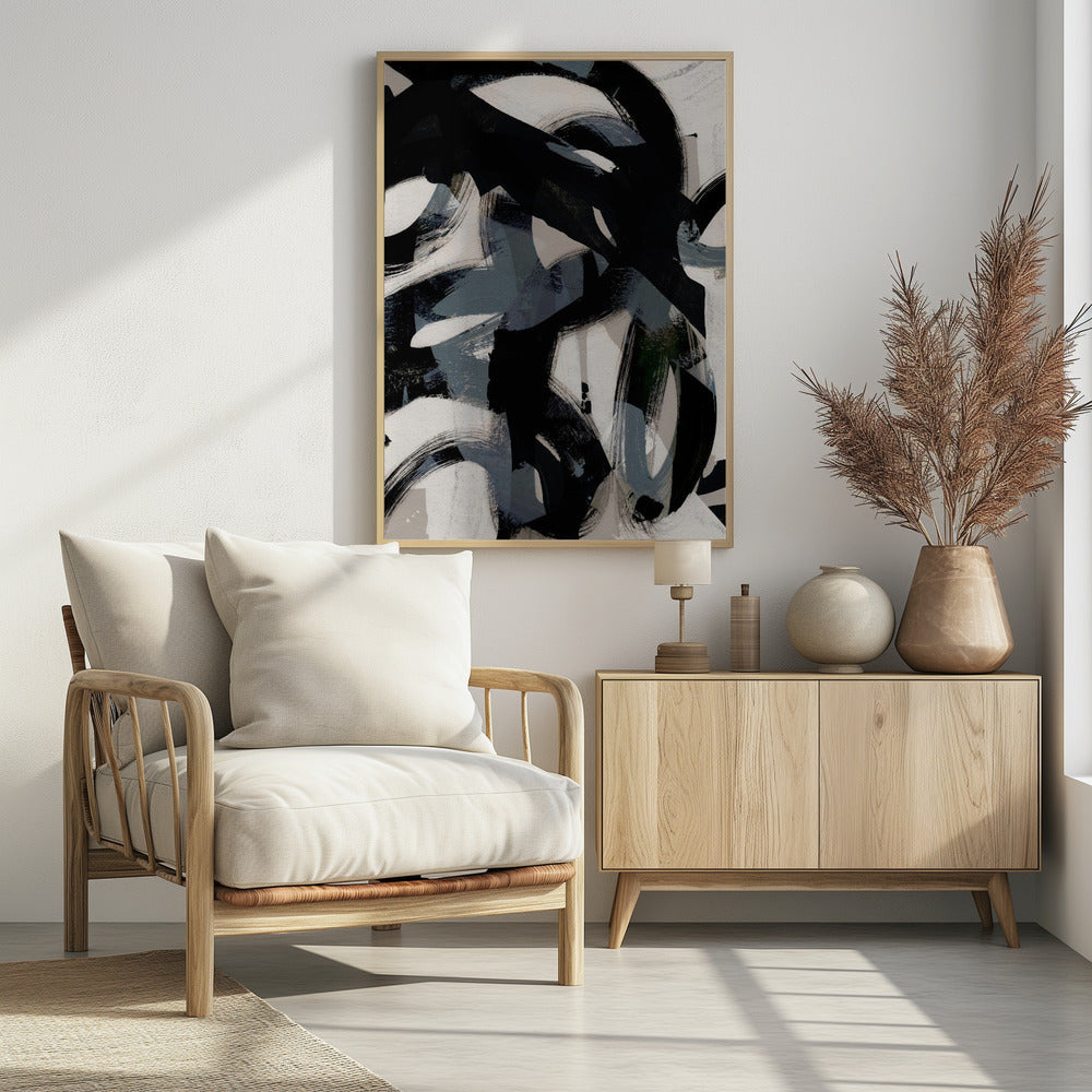 Abstract Brush Strokes 152 | Poster