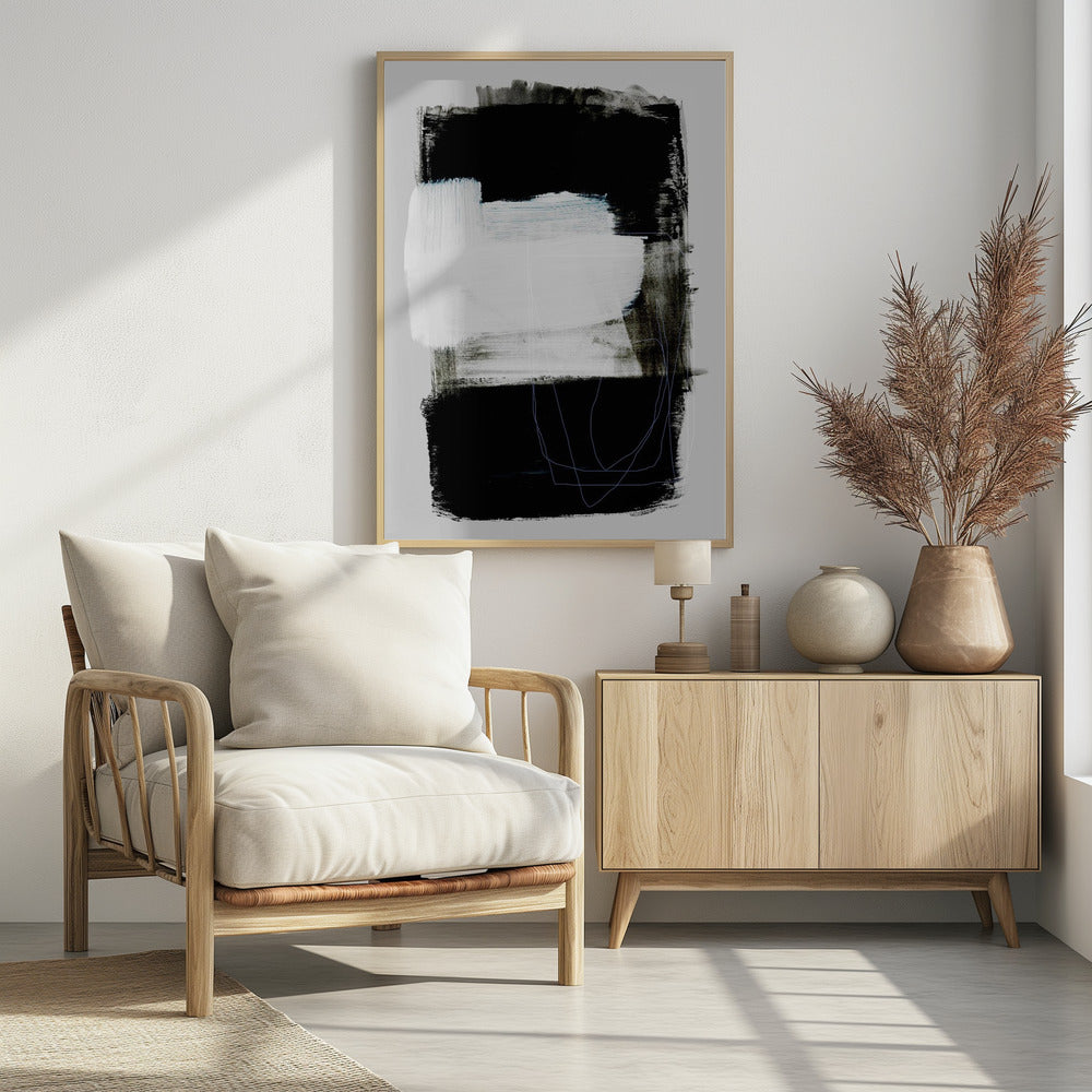 Abstract Brush Strokes 130 | Poster