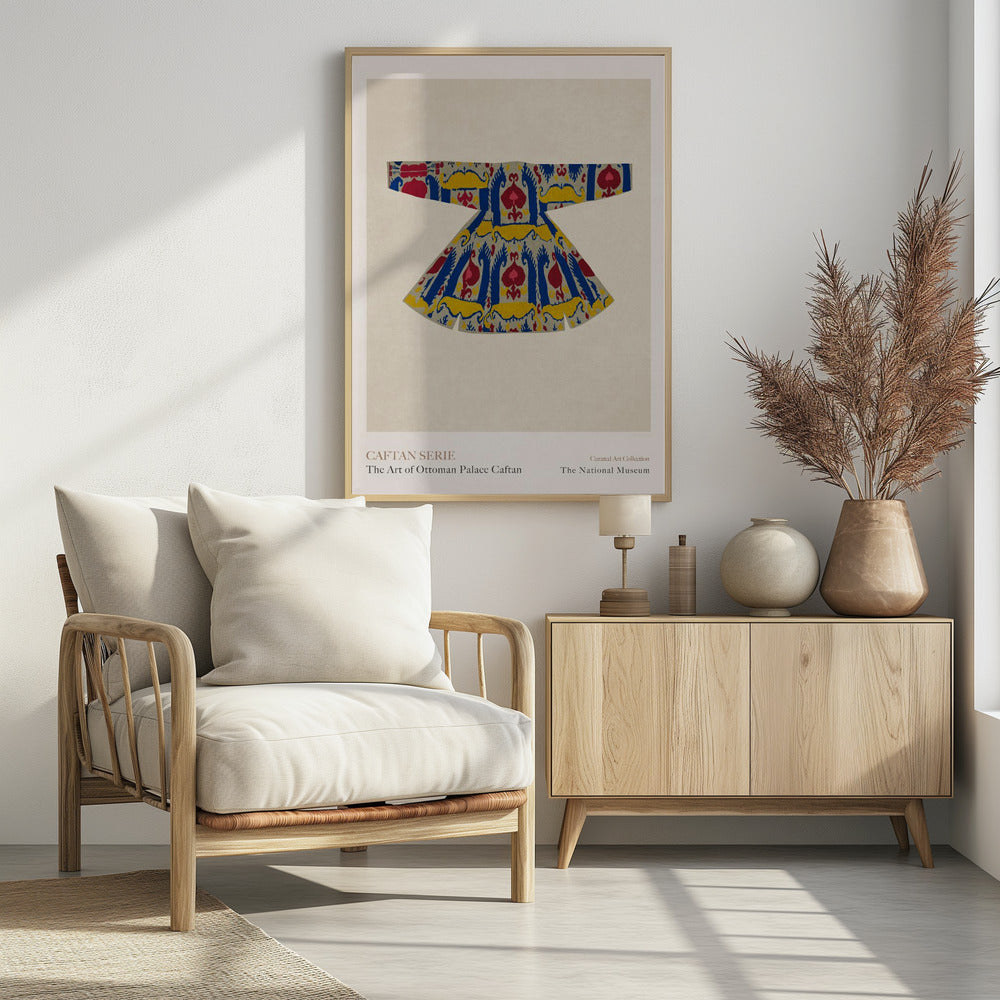 Verzierter osmanischer Kaftan | Poster