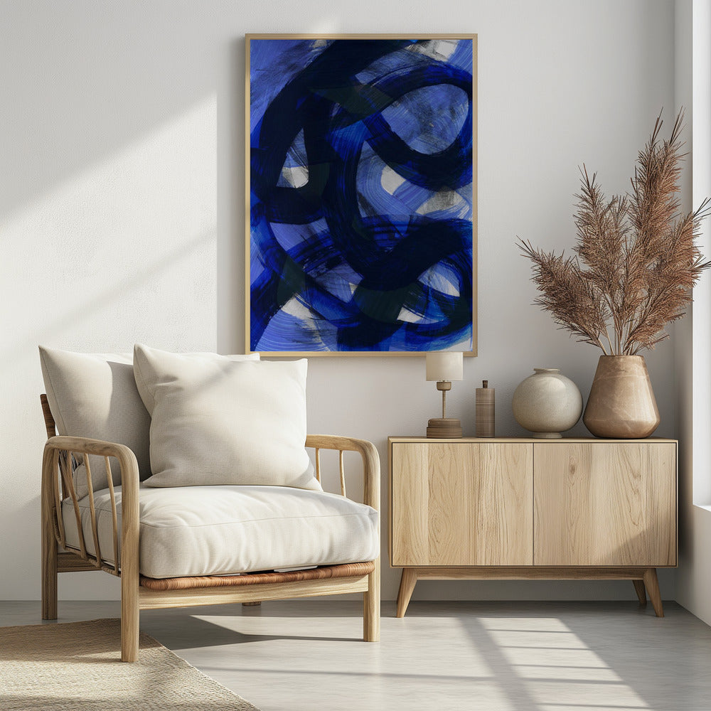 Abstract Brush Strokes 147 | Poster