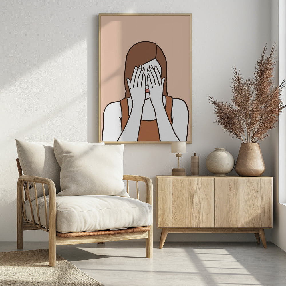Schüchterne Frau | Poster